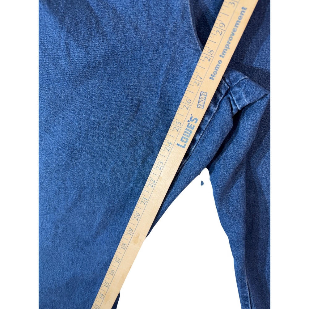 Chic Jeans Elastic Waist Denim Pants 22W Petite Vintage Mom Soft Lightweight - Picture 6 of 10